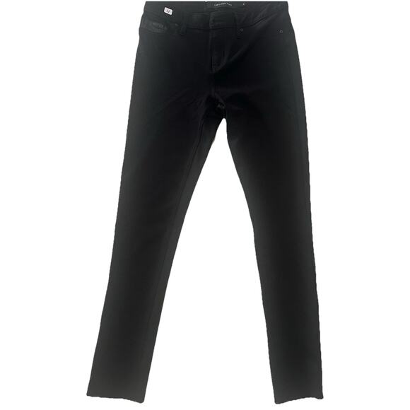 Calvin Klein Jeans Women's Black 27x27.5 Size 4 Good Condition Size 4 - Picture 1 of 7